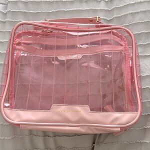 PINK TARTAN+TWINE travel makeup bag for sale! selling for $5